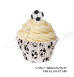 Caissettes Cupcake - Football