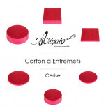 Cartons à entremets - Cerise