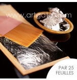 Feuilles d'Argent | Carnet de 25 Feuilles