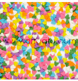 Confetti en Sucre - Coeurs Multicolores