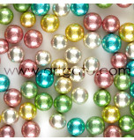 Perles en Sucre - Multicolores - 8,5 mm