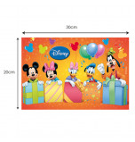 Plaque Azyme - Mickey, Minnie, Daisy, Donald & Dingo