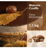 Marrons Confits au Sirop Agrimontana, Gros Morceaux