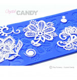 Tapis en Silicone Dentelles Crystal Candy®, Bebe