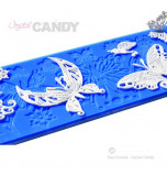 Tapis en Silicone Dentelles Crystal Candy®, Papillons