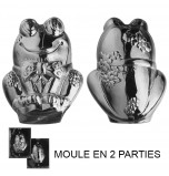 Moule à Chocolat, Grenouille 3D (2 moules)