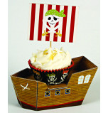 8 Présentoirs Cupcakes Individuels Bateau Pirate Meri Meri® 