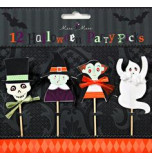 12 Piques Décors pour Cupcake Meri Meri® | Halloween