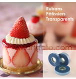 Rubans Pâtissiers Transparents en PVC 150 microns