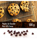 Pépites de Chocolat Noir 63% de Cacao 500 g