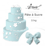 Pâte à sucre | Bleu Pâle - 2,5 kg 