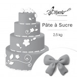 Pâte à sucre | Grise - 2,5 kg 