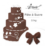 Pâte à sucre | Marron Foncé - 2,5 kg 