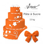 Pâte à sucre | Orange - 2,5 kg 