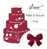 Pâte à sucre - Parme Bordeaux - 2,5 kg