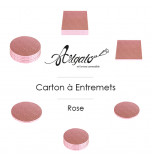 Cartons à entremets - Rose