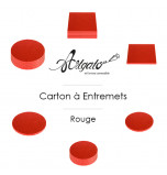 Cartons à entremets - Rouge