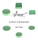 Cartons à entremets - Vert Pâle