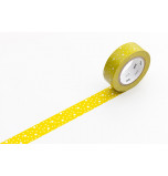 Washi Masking Tape | Moutarde grêlé Blanc