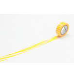 Washi Masking Tape | Rayures Jaunes