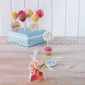 Sachets Cellophane avec Rubans et Etiquettes | 8 Sachets Plats - 7,5 x 14,5 cm