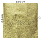 Papier Métallisé alimentaire | Or, gaufré motif fougère - Feuille 68,6 x 68,6 cm