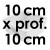 Moule à Gâteau Carré - Côté 10 cm x Prof. 10 cm
