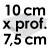 Moule à Gâteau Carré - Côté 10 cm x Prof. 7,5 cm