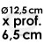 Moule à Gâteau Demi-Sphère - Ø 12,5 cm x Prof. 6,5 cm
