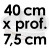 Moule à Gâteau Coeur - Ø 40 cm x Prof. 7,5 cm