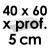 Moule à Gâteau Rectangulaire - 40 x 60 cm x Prof. 5 cm