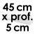 Moule à Gâteau Demi-Cercle - 45 cm x Prof. 5 cm