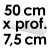 Moule à Gâteau Demi-Cercle - 50 cm x Prof. 7,5 cm