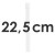 12 Colonnes Blanches SPS - Haut. 22,5 cm