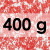 Sucre Coloré | Rouge - Flacon de 400 g