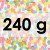 Confetti en Sucre | Confetti Multicolores- Flacon de 240 g