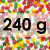 Confetti en Sucre | Feuilles d'Automne - Flacon de 240 g