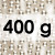 Perles en Sucre (Dragées) | Argent n°12 (8 mm) - Flacon de 400 g