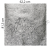 Papier Métallisé alimentaire | Argent, gaufré motif fougère - Feuille 62,2 x 81,3 mm
