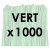 Liens Métal Verts, Sachet de 1 000  Liens