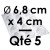 Moules à Entremets | 15 DEMI-SPHERES -  Ø 6,8 cm x Prof. 4 cm - Par 5 plaques