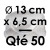 50 Moules à Entremets | DEMI-SPHERE -  Ø 13 cm x Prof. 6,5 cm