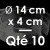 10 Moules à Entremets thermoformés | ROND - Ø 14 cm x Prof. 4 cm