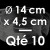 10 Moules à Entremets thermoformés | ROND - Ø 14 cm x Prof. 4,5 cm 10 Moules à Entremets thermoformés | ROND - Ø 14 cm x Prof. 4,5 cm