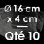 10 Moules à Entremets thermoformés | ROND - Ø 16 cm x Prof. 4 cm
