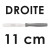 Palette Droite Ateco® | Long. Lame 11 cm