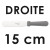 Palette Droite Ateco® | Long. Lame 15 cm
