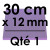 1 Carton à Entremets | Violet - Carré 12 mm / 30 cm Côté