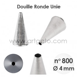 Douille Ronde Unie - n°800 / Ø 4 mm