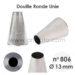 Douille Ronde Unie - n°806 / Ø 13 mm